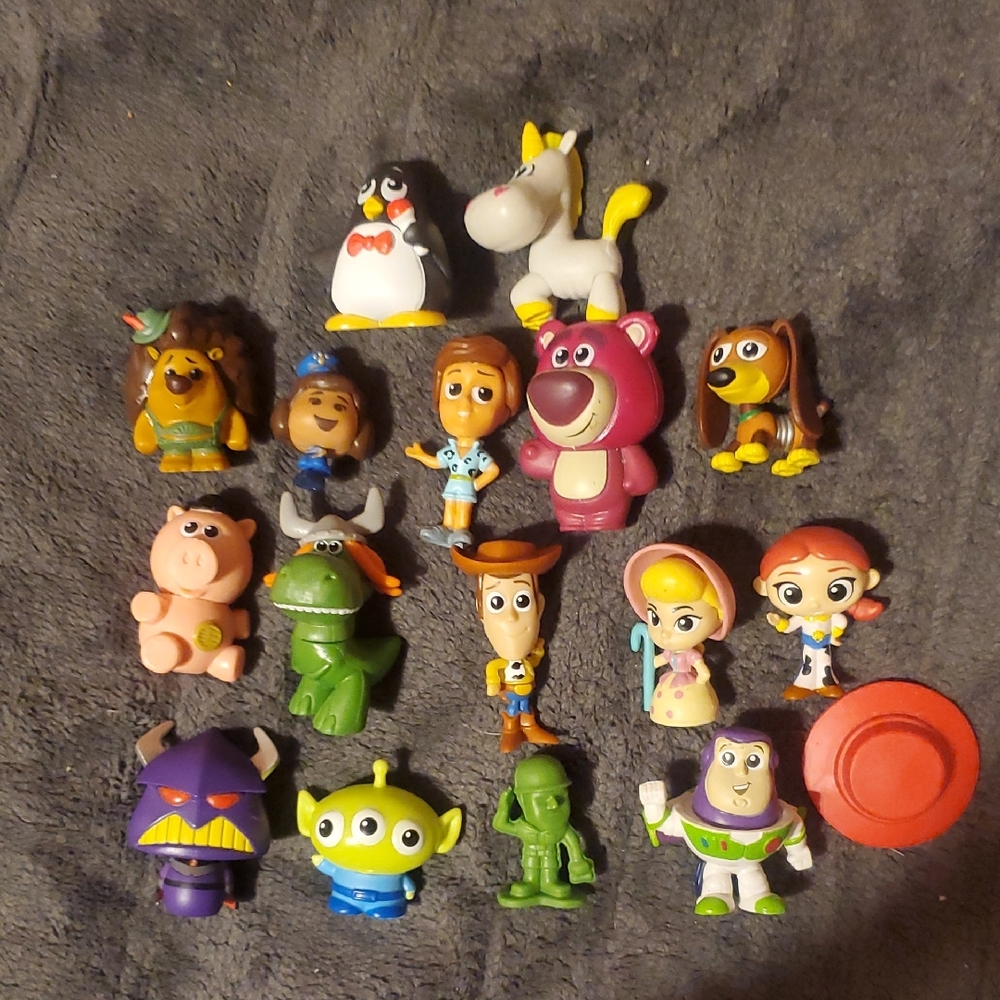Disney Toy Story & Friends Mini Figure Lot - Multicolor